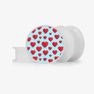 Plug Primeiro Amor - Base Selecionável - Coração