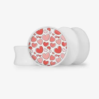 Plug Coração Cartoon - Base Selecionável - Coração