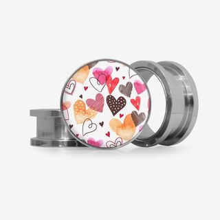 Plug Retalhos de Amor - Base Selecionável - Coração