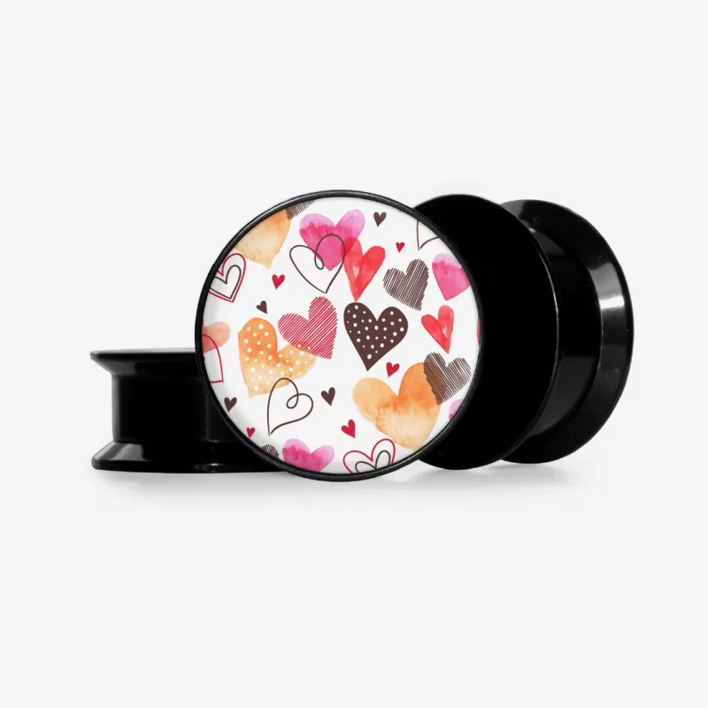 Plug Retalhos de Amor - Base Selecionável - Coração