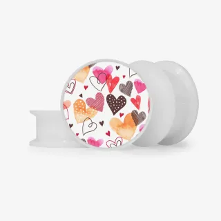 Plug Retalhos de Amor - Base Selecionável - Coração