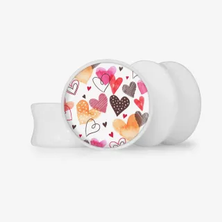 Plug Retalhos de Amor - Base Selecionável - Coração