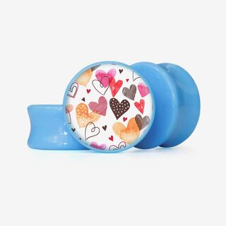 Plug Retalhos de Amor - Base Selecionável - Coração