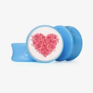 Plug Flores do Amor - Base Selecionável - Coração