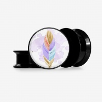 Plug Uma Pena Base – Estilo e Personalidade no Seu Alargador