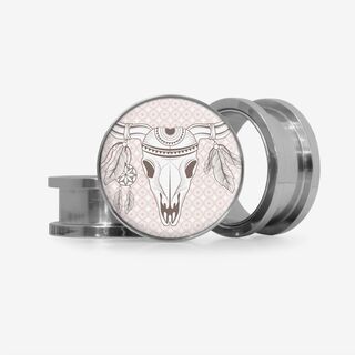 Plug Cabeça de Boi - Base Selecionável - Étnico