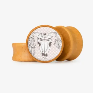 Plug Cabeça de Boi - Base Selecionável - Étnico