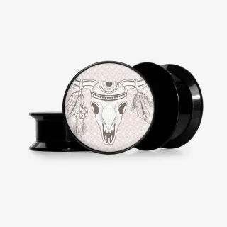 Plug Cabeça de Boi - Base Selecionável - Étnico