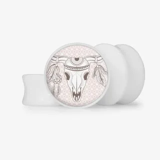 Plug Cabeça de Boi - Base Selecionável - Étnico