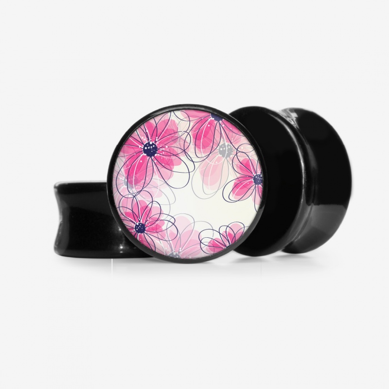 Plug Flores Circulantes - Base Selecionável - Floral