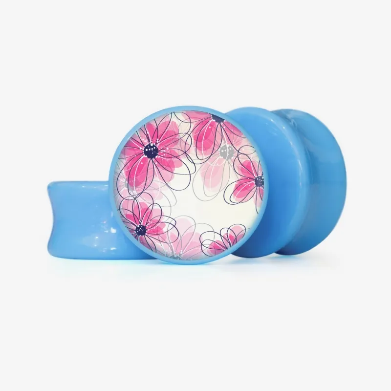 Plug Flores Circulantes - Base Selecionável - Floral