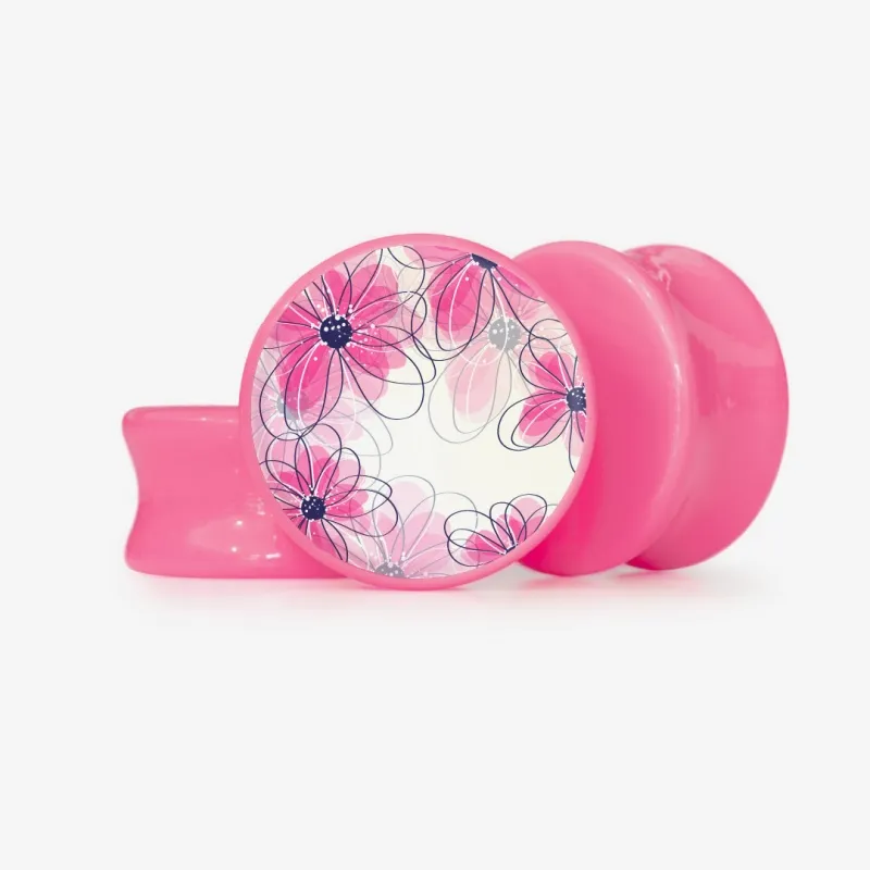 Plug Flores Circulantes - Base Selecionável - Floral