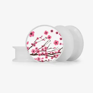 Plug Flores do Japão - Base Selecionável - Floral