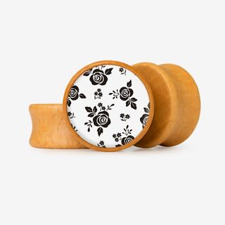 Plug Flores Monocromáticas - Base Selecionável - Floral