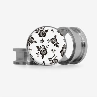 Plug Flores Monocromáticas - Base Selecionável - Floral
