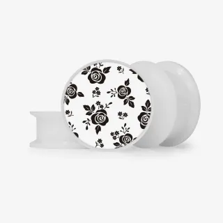 Plug Flores Monocromáticas - Base Selecionável - Floral