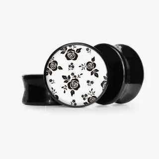 Plug Flores Monocromáticas - Base Selecionável - Floral