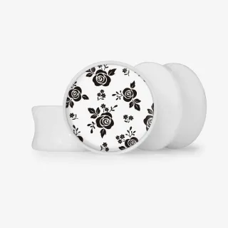 Plug Flores Monocromáticas - Base Selecionável - Floral