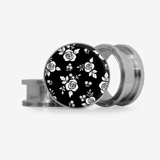 Plug Flores Monocromáticas 2 - Base Selecionável - Floral