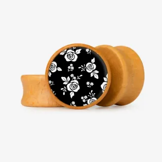 Plug Flores Monocromáticas 2 - Base Selecionável - Floral