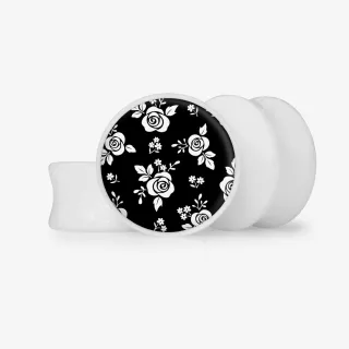 Plug Flores Monocromáticas 2 - Base Selecionável - Floral