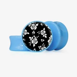 Plug Flores Monocromáticas 2 - Base Selecionável - Floral