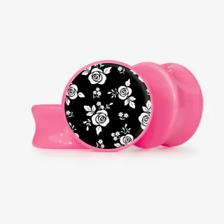 Plug Flores Monocromáticas 2 - Base Selecionável - Floral