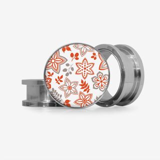 Plug Flores do Verão - Base Selecionável - Floral