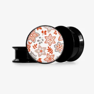 Plug Flores do Verão - Base Selecionável - Floral