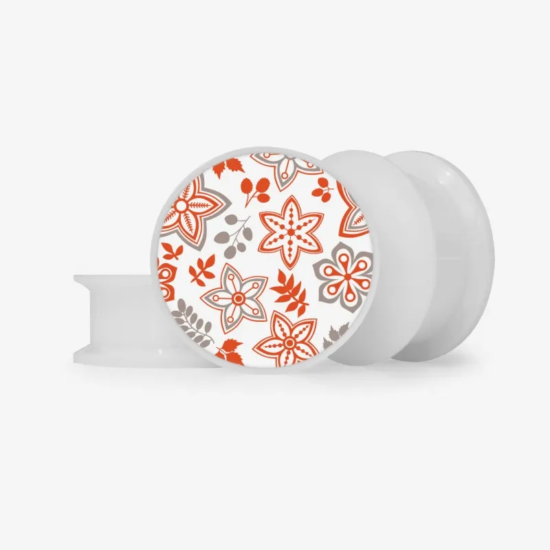 Plug Flores do Verão - Base Selecionável - Floral