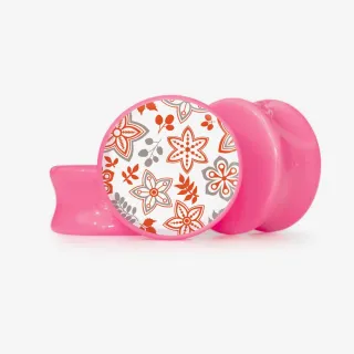 Plug Flores do Verão - Base Selecionável - Floral