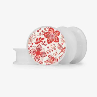 Plug Flores da Manhã - Base Selecionável - Floral