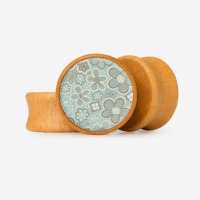 Plug Flores Delicadas com Base Selecionável | ALARGS