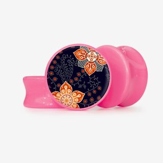 Plug Flores da Alvorada - Base Selecionável - Floral