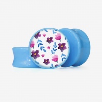 Plug Flores Aquarela com Estampa Floral Delicada | ALARGS