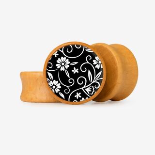 Plug Flores Monocromáticas - Base Selecionável - Floral