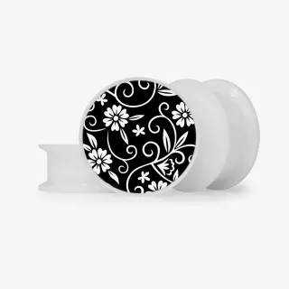 Plug Flores Monocromáticas - Base Selecionável - Floral