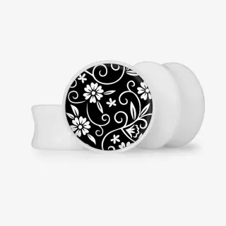 Plug Flores Monocromáticas - Base Selecionável - Floral