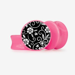 Plug Flores Monocromáticas - Base Selecionável - Floral