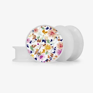 Plug Cores e Flores - Base Selecionável - Floral