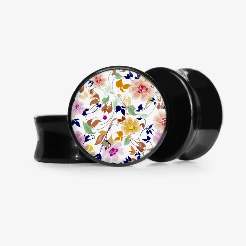 Plug Cores e Flores - Base Selecionável - Floral