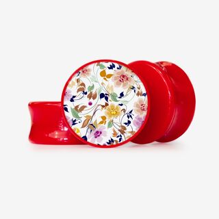 Plug Cores e Flores - Base Selecionável - Floral