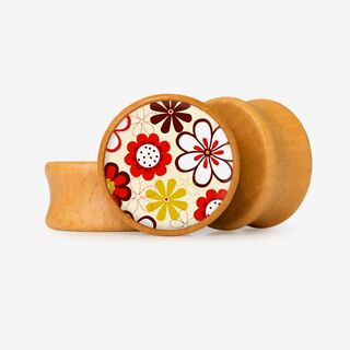 Plug Flores Garridas - Base Selecionável - Floral