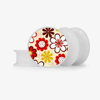 Plug Flores Garridas - Base Selecionável - Floral