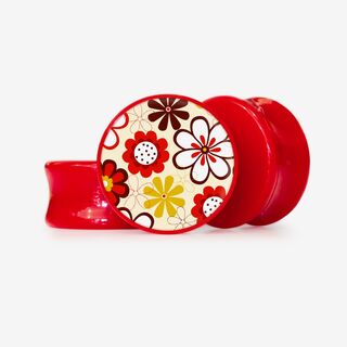 Plug Flores Garridas - Base Selecionável - Floral