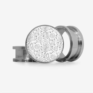 Plug Flores Leves - Base Selecionável - Floral