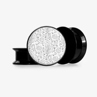 Plug Flores Leves - Base Selecionável - Floral