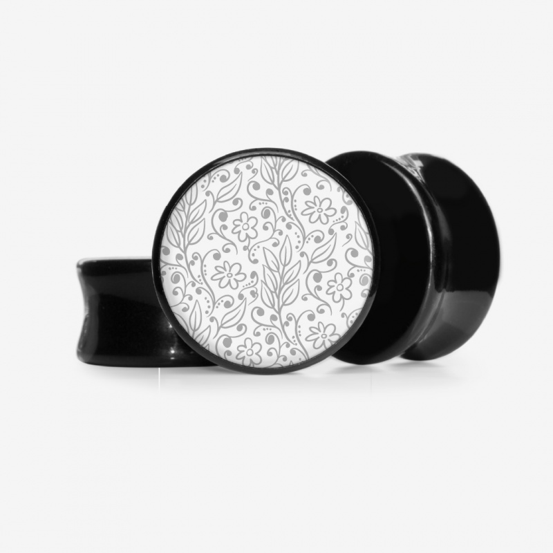 Plug Flores Leves - Base Selecionável - Floral