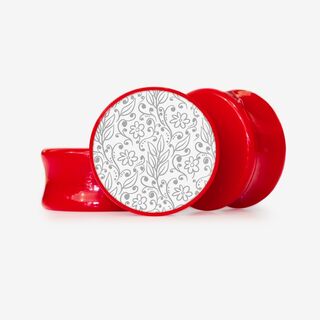 Plug Flores Leves - Base Selecionável - Floral