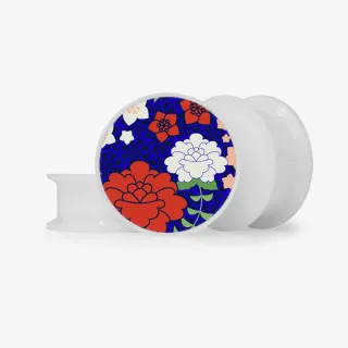 Plug Flores Minimalistas - Base Selecionável - Floral